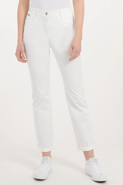 Recover Pants Straight Fit-Hose COLETTE in WEISS Artikelnummer REC-13324-04-4083-110