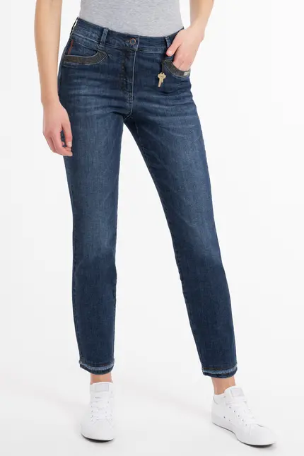 Recover Pants Powerstretch-Jeans Ronja in DENIM BLUE Artikelnummer REC-13330-U4080-145