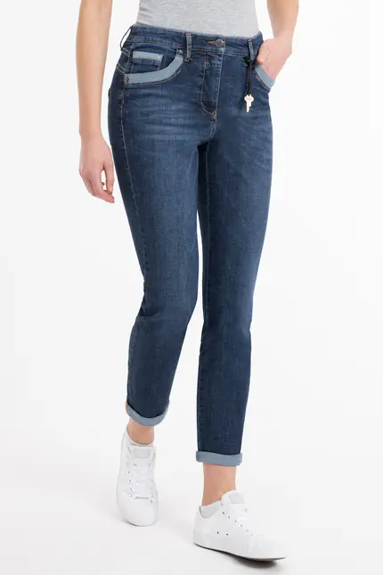 Recover Pants Powerstretchjeans Luna in DENIM BLUE Artikelnummer REC-13346-01-U4075-145