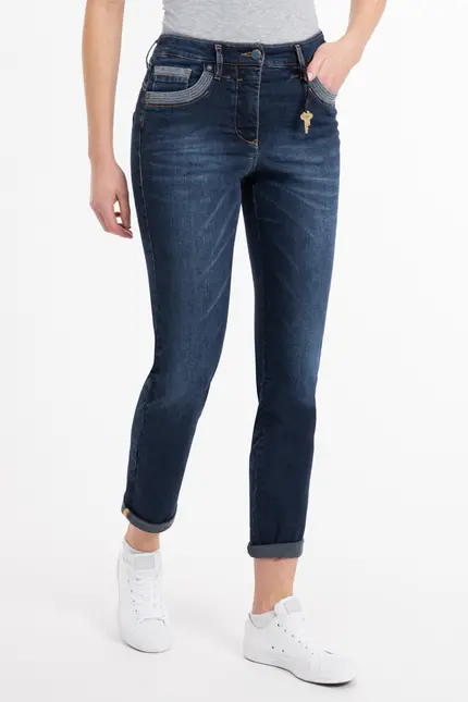 Recover Pants Powerstretchjeans Luna in DARK BLUE Artikelnummer REC-13346-01-U4075-499