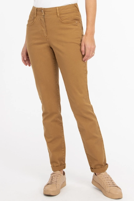 Recover Pants Modische Hose im 5-Pocket Style in CURRY Artikelnummer REC-13362-4142-356