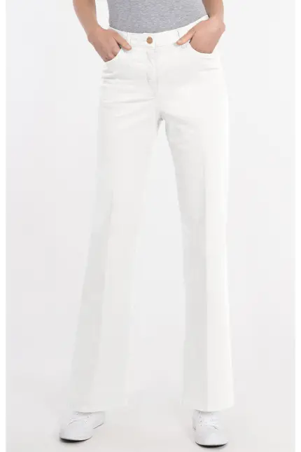 Recover Pants Flared-Jeans Tanja in WEIß Artikelnummer REC-13406-01-4238-110